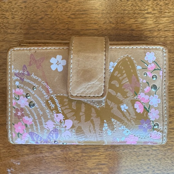 Y2K Fossil Butterfly Wallet - Picture 1 of 9